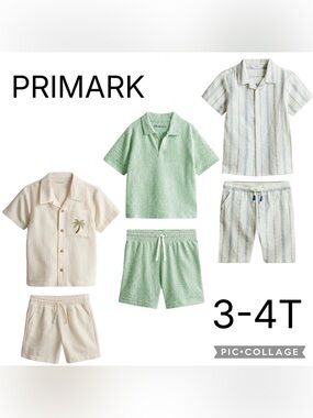 (3) Primark Shorts Sets